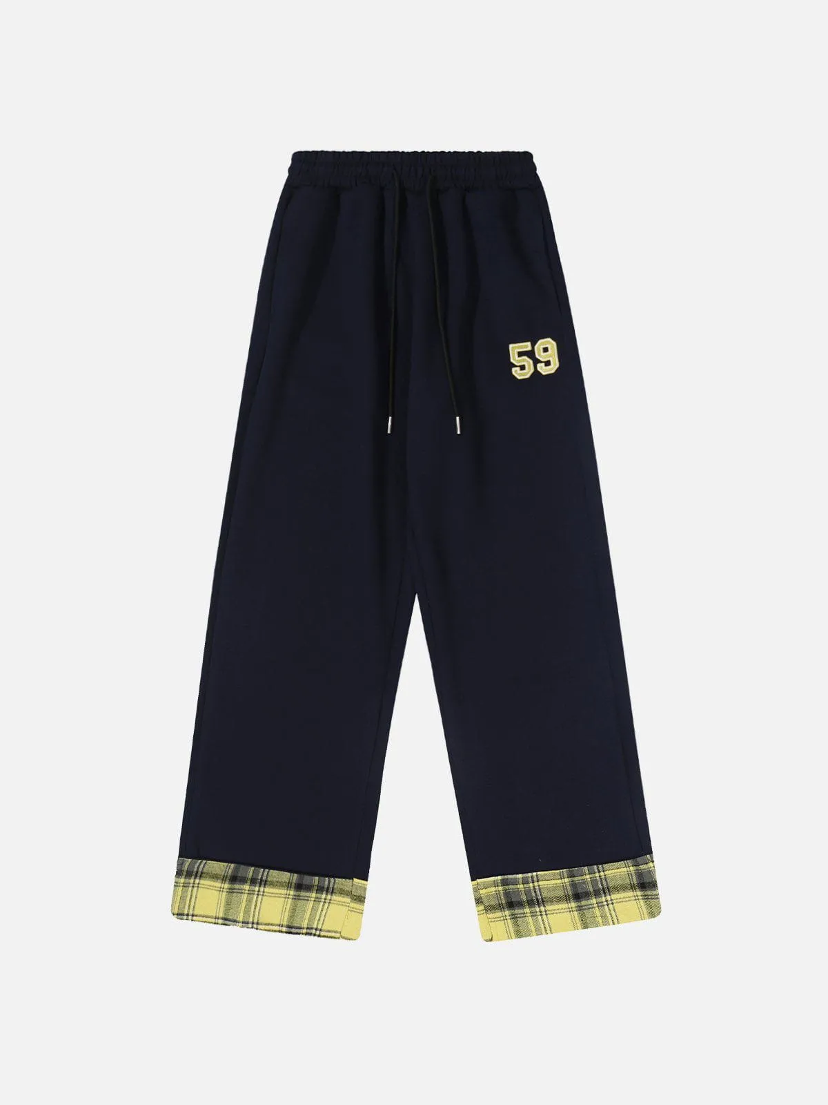 Aelfric Eden Plaid Patchwork Drawstring Pants
