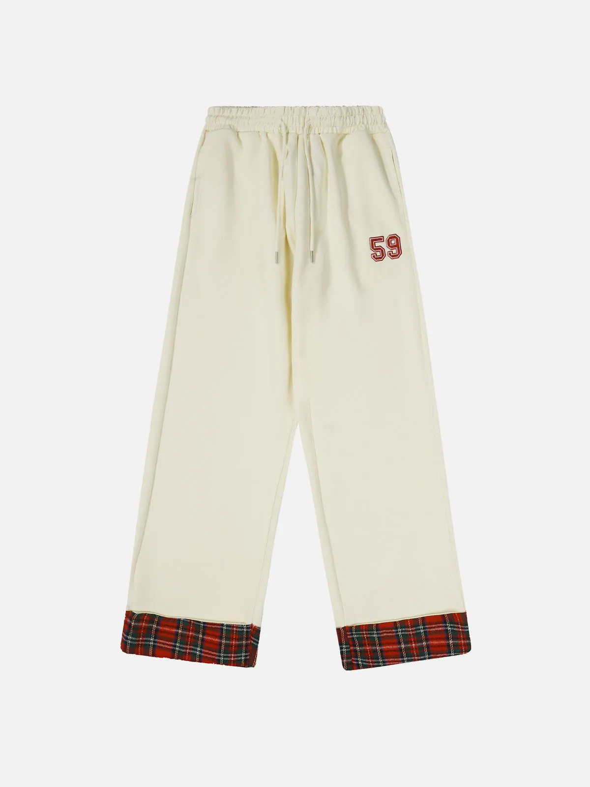 Aelfric Eden Plaid Patchwork Drawstring Pants