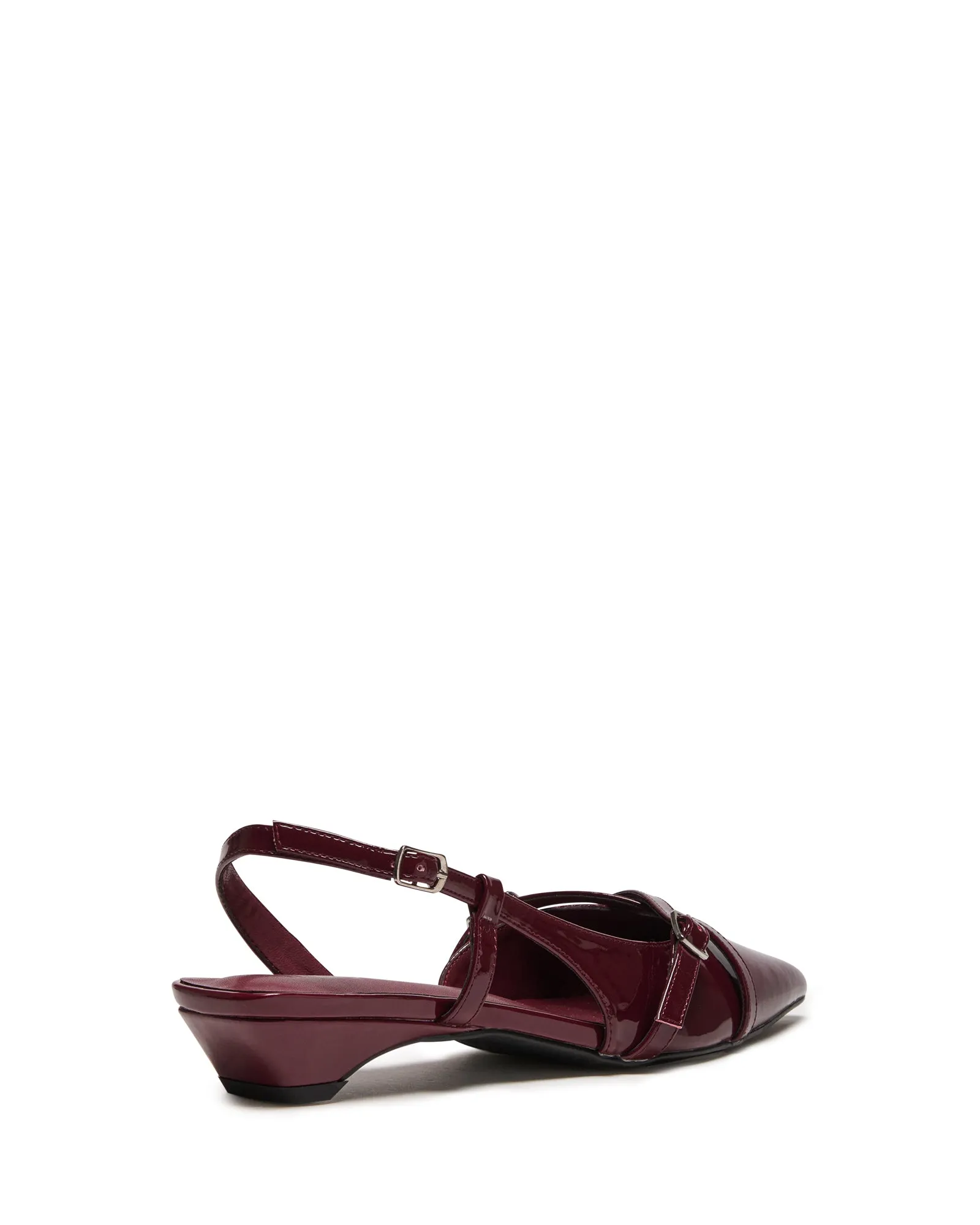 Contender Slingback Heel Cherry Patent