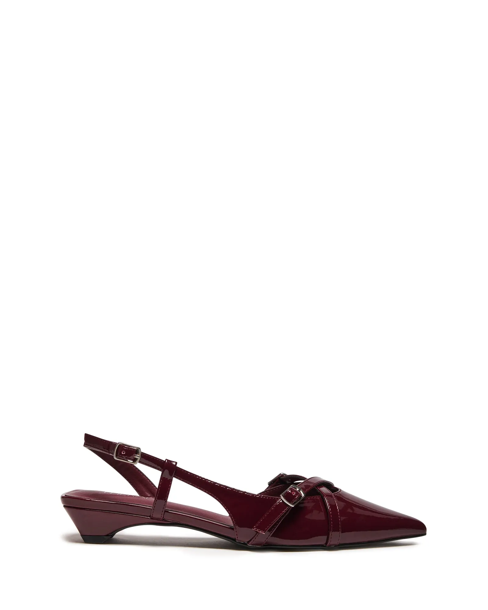 Contender Slingback Heel Cherry Patent