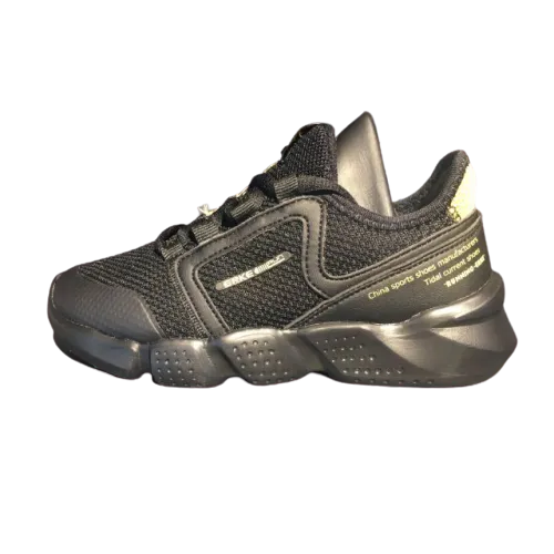 Erke Jogging Shoes Kids-Boys Running Black/White 63120120034-001