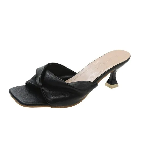 Forgetting You Mule High Heels