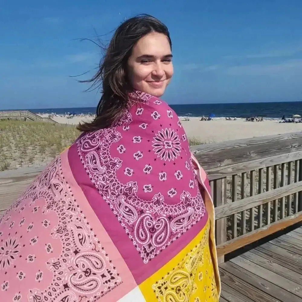 Gimogi Bandana Blanket Cotton Patchwork