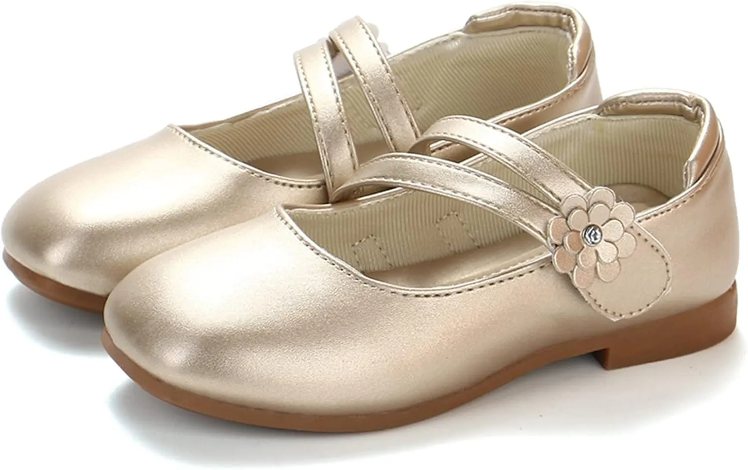 Girls Dress Shoes Flower Girl Little Kids Mary Jane Ballet Flats Flower Wedding Party Toddler Girl Dress Shoes