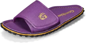 Gumbies Strider Unisex Slides, with Supersoft Cotton Adjustable Strap, Cotton Footbed & Recycled Rubber Sole - Comfort Guaranteed