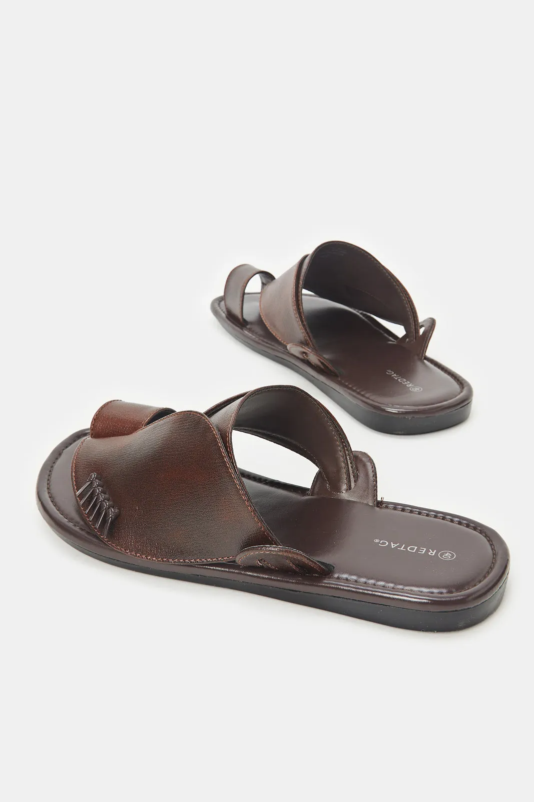 Men Brown Sharqi Traditional Sandals