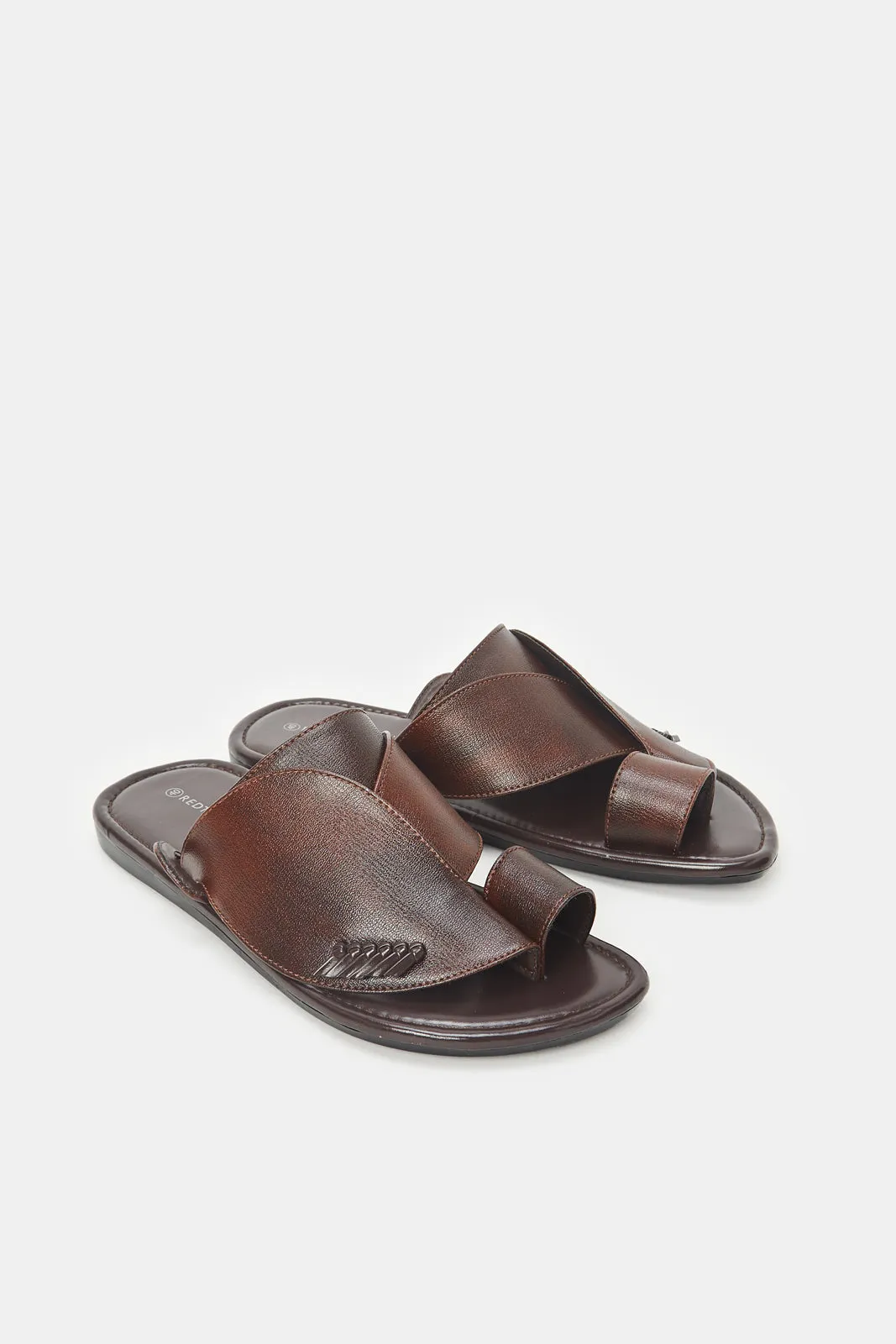 Men Brown Sharqi Traditional Sandals