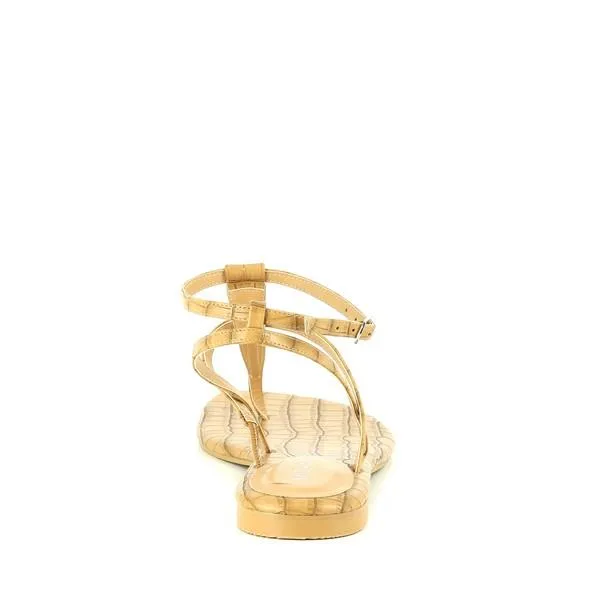 Misano Shizu Tan Croc Sandal