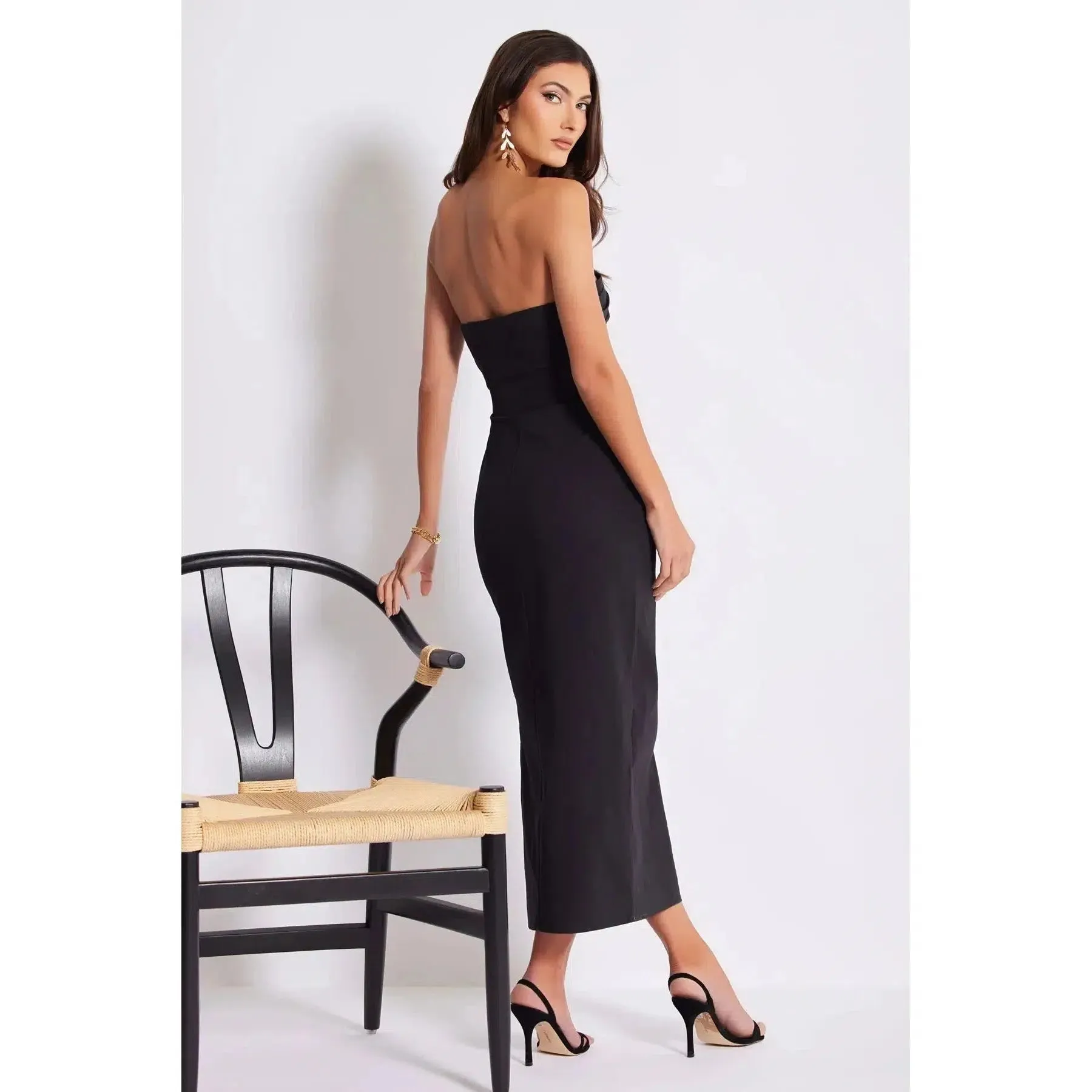 NAOMI STRAPLESS DRESS