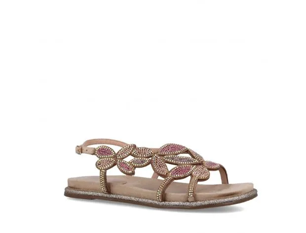 Pentesilea Sparkly Flat Sandals by Menbur
