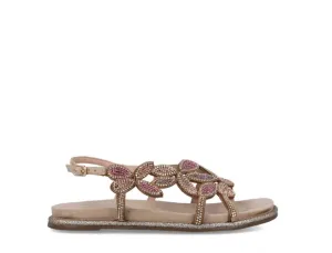 Pentesilea Sparkly Flat Sandals by Menbur