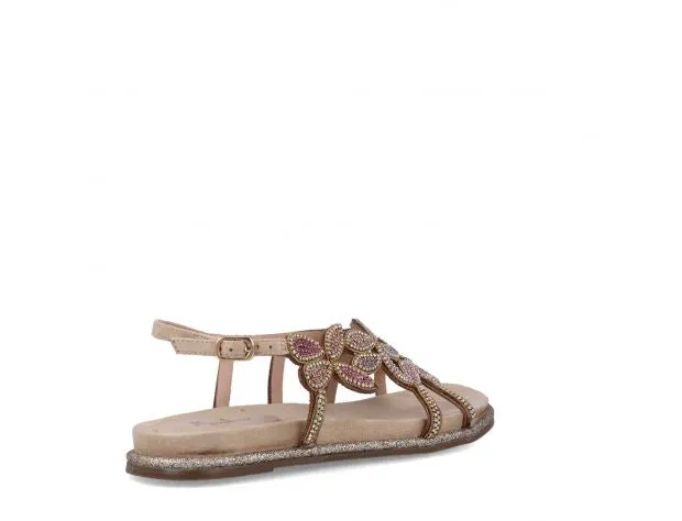 Pentesilea Sparkly Flat Sandals by Menbur