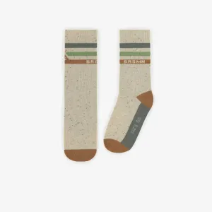 The Kori Socks - Green Stripes - KIDS