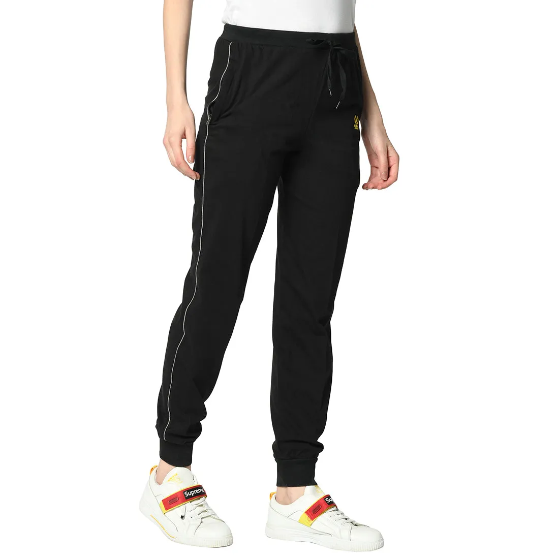 Vimal Jonney Black Trackpant For Women's
