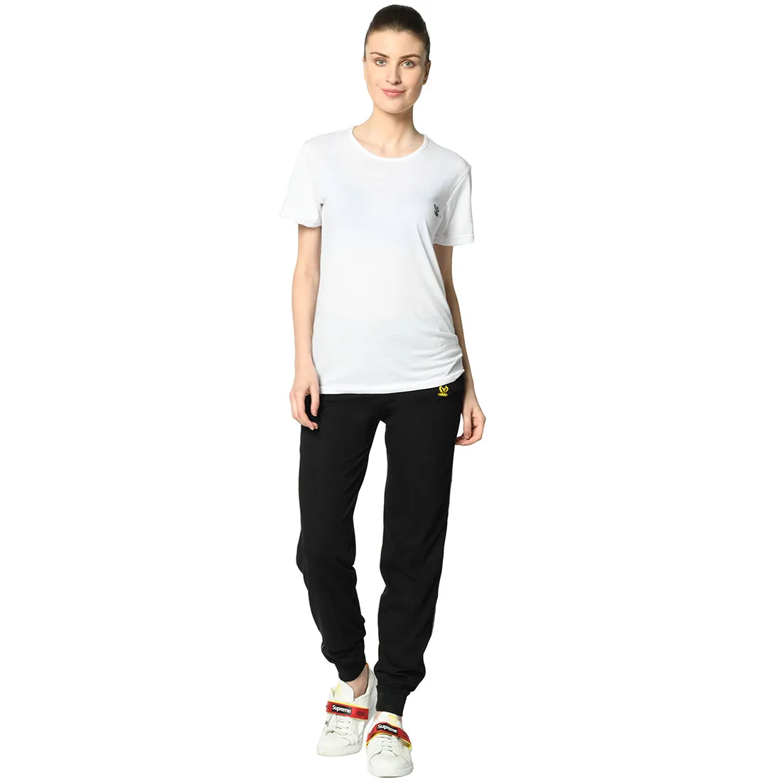 Vimal Jonney Black Trackpant For Women's