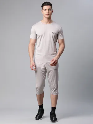 Vimal Jonney Dryfit Solid Light Grey Tracksuit for Men